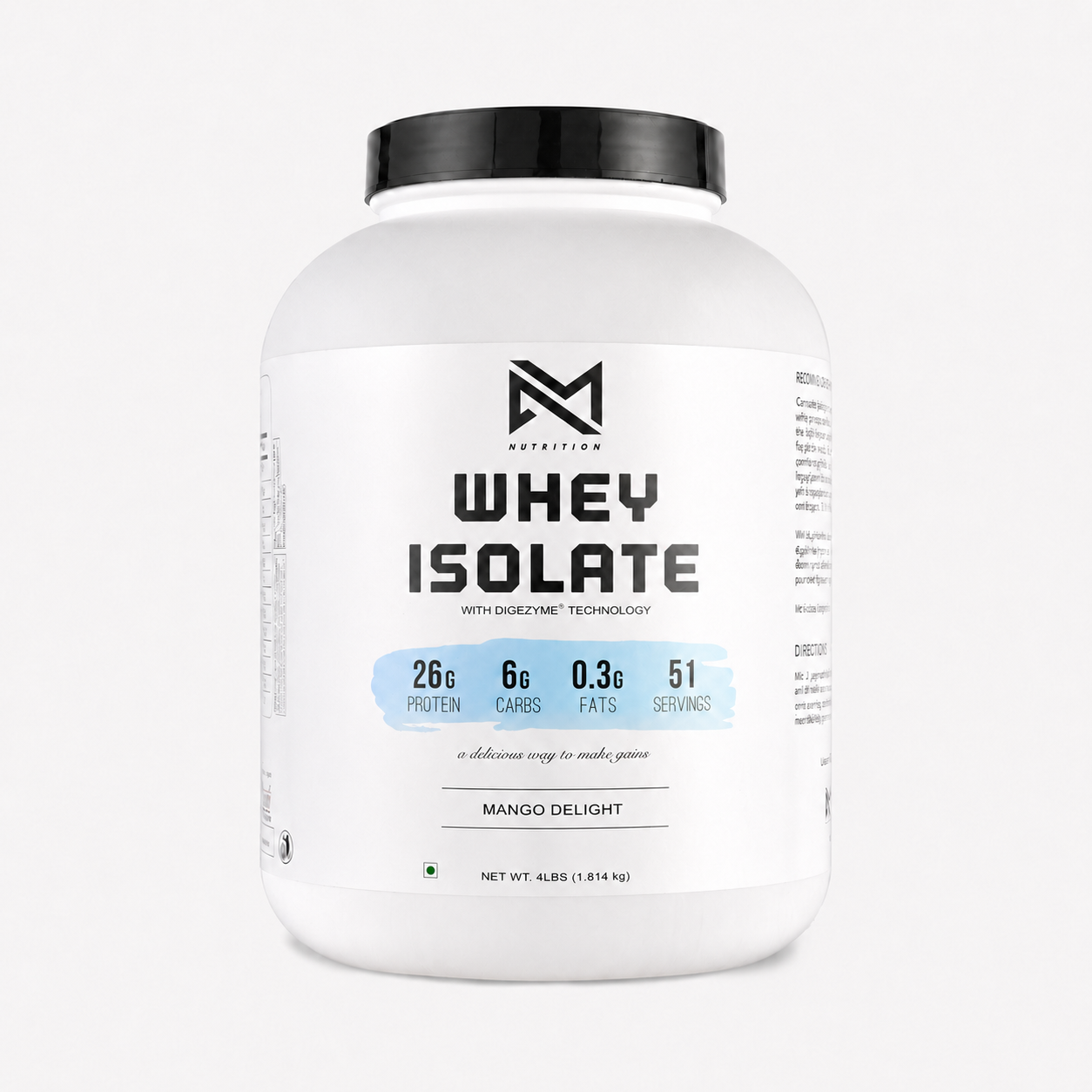 Whey Isolate Protein (4lb)